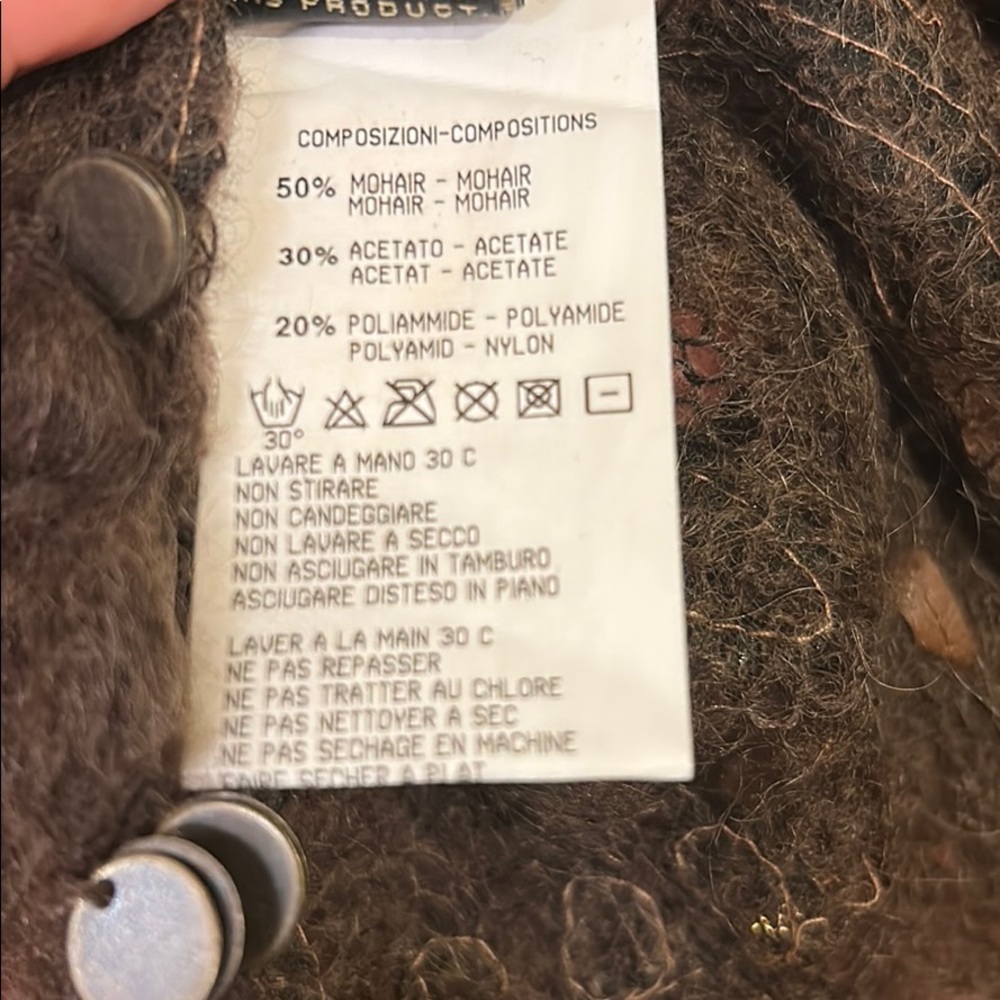 Vintage Women Roberto cavalli sweater brown size 46/12 us - Picture 6 of 6